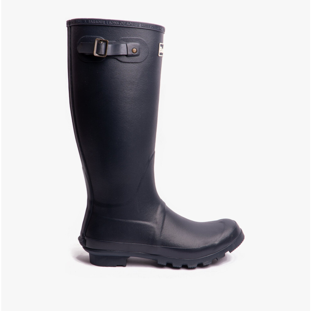 (UK 10, Navy) Barbour BEDE Mens Wellington Boots Navy