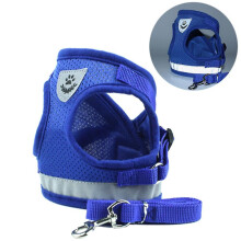 (Blue, M) Cat Harness, Cat Harness Escape Proof