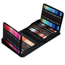 Dual Tip Brush Pens 120 Colors Art Markers Set with Brush and Fine Tips Colored Pen for Children Adu