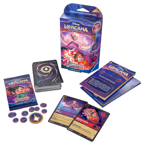 Ravensburger Disney Lorcana Trading Card Game - Starter Deck - Set 5 (Amethyst & Ruby) 1