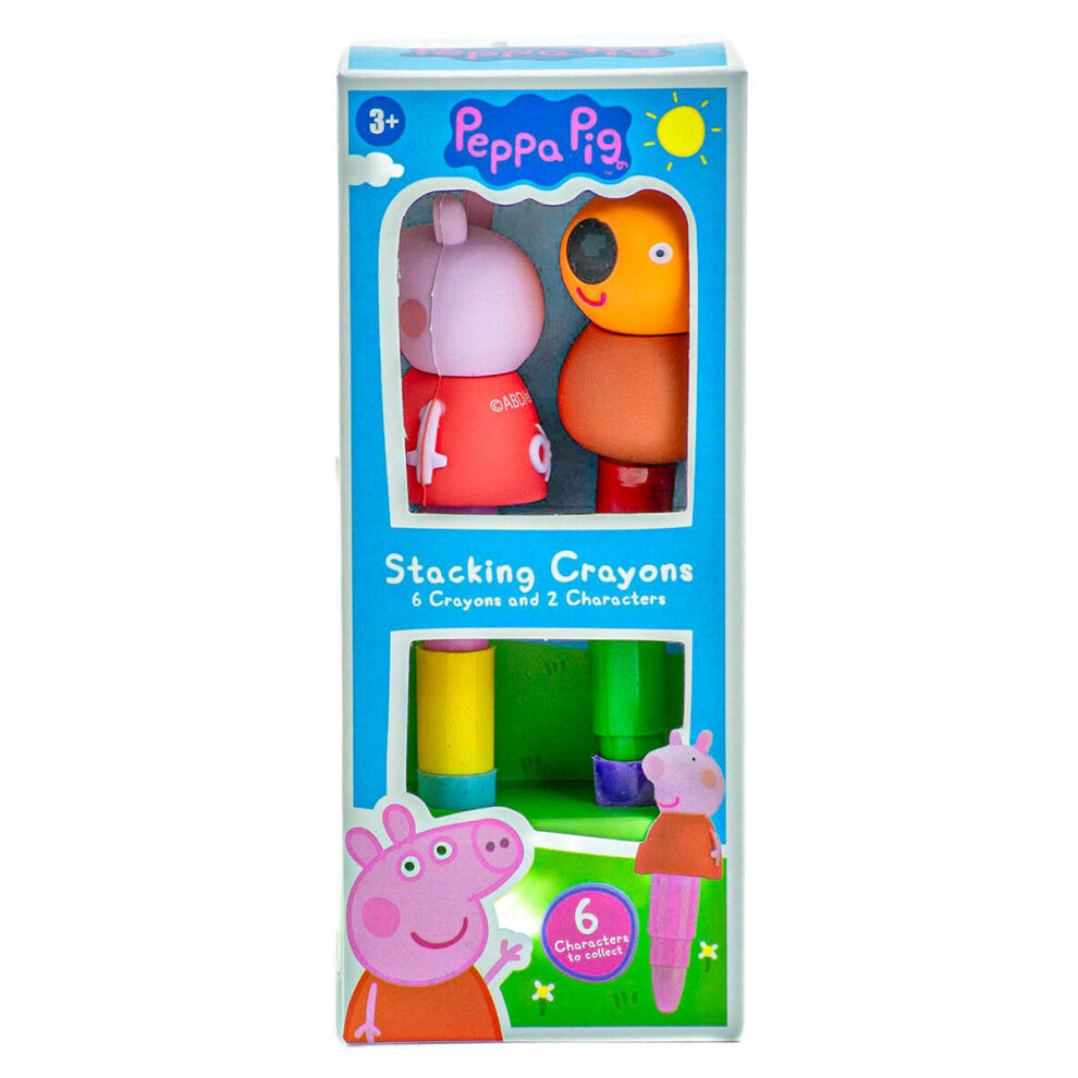 Bluesky Peppa Pig Collectable Stacking Crayons
