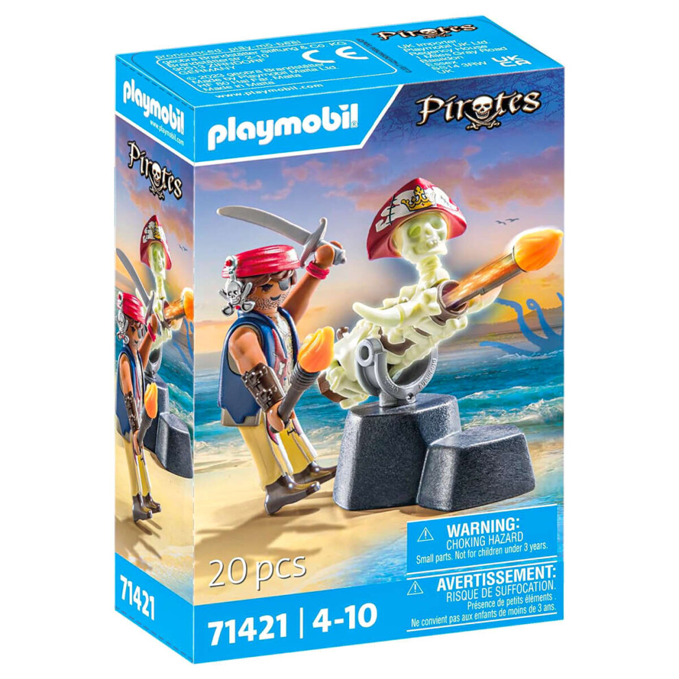 Playmobil 71421 Pirates: Pirate Vs. Deeper Cannon Master