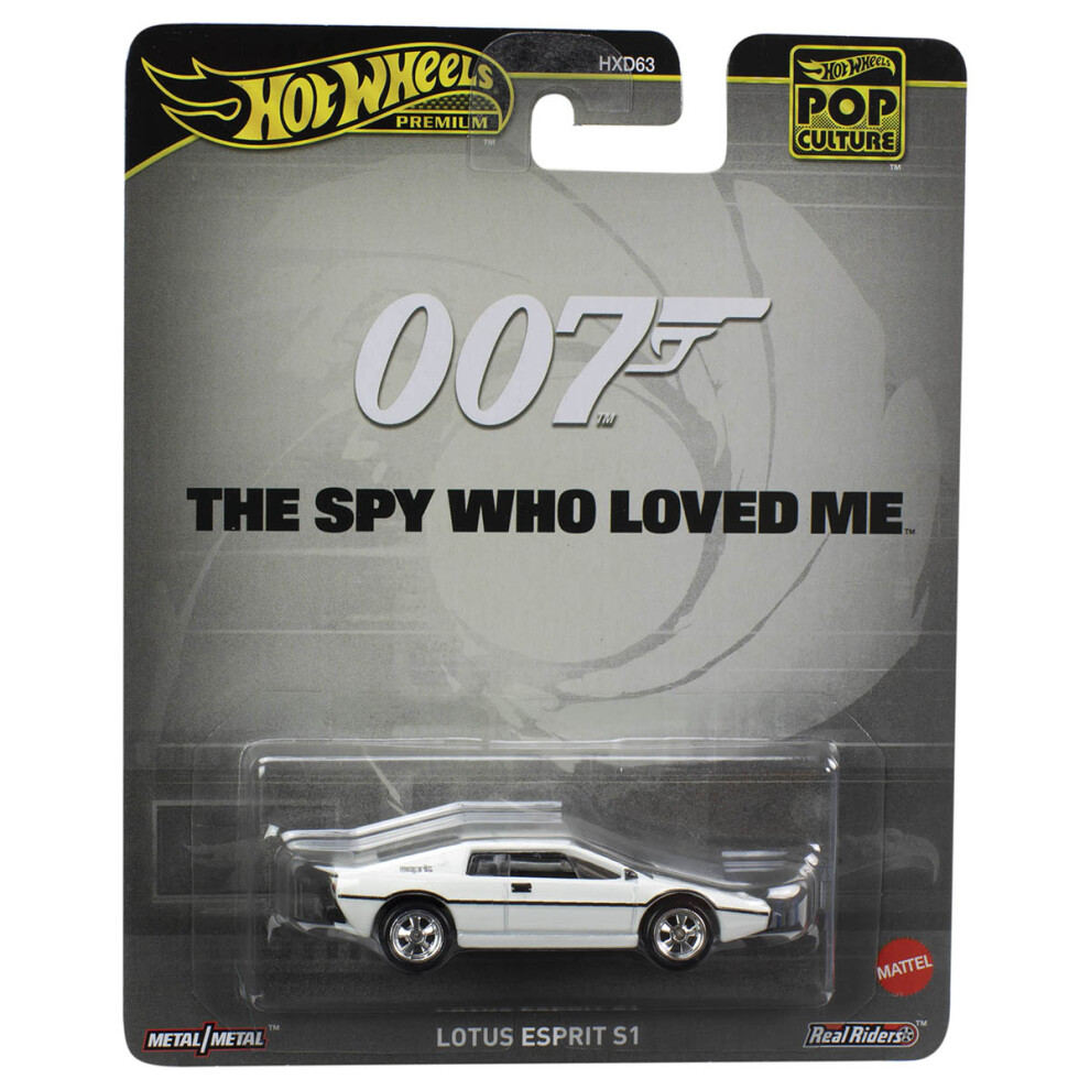 Hot Wheels Premium Pop Culture - Lotus Esprit S1 James Bond 007 The Spy Who Loved Me