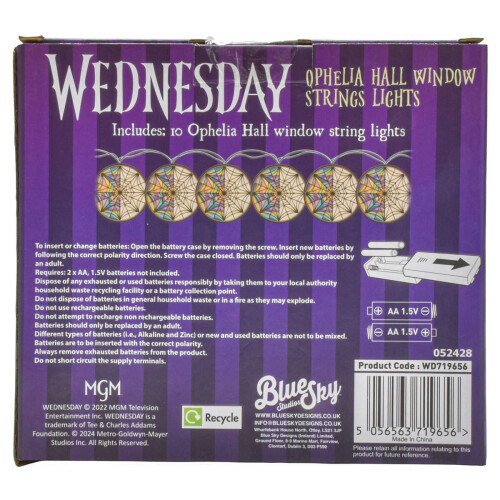 Bluesky WEDNESDAY Ophelia Window String Light 2