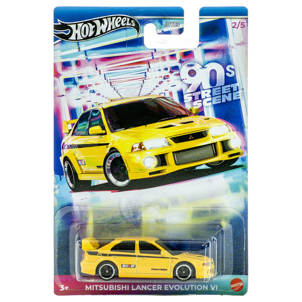 Hot Wheels Automotive 90's Street Scene Mitsubishi Lancer Evolution VI