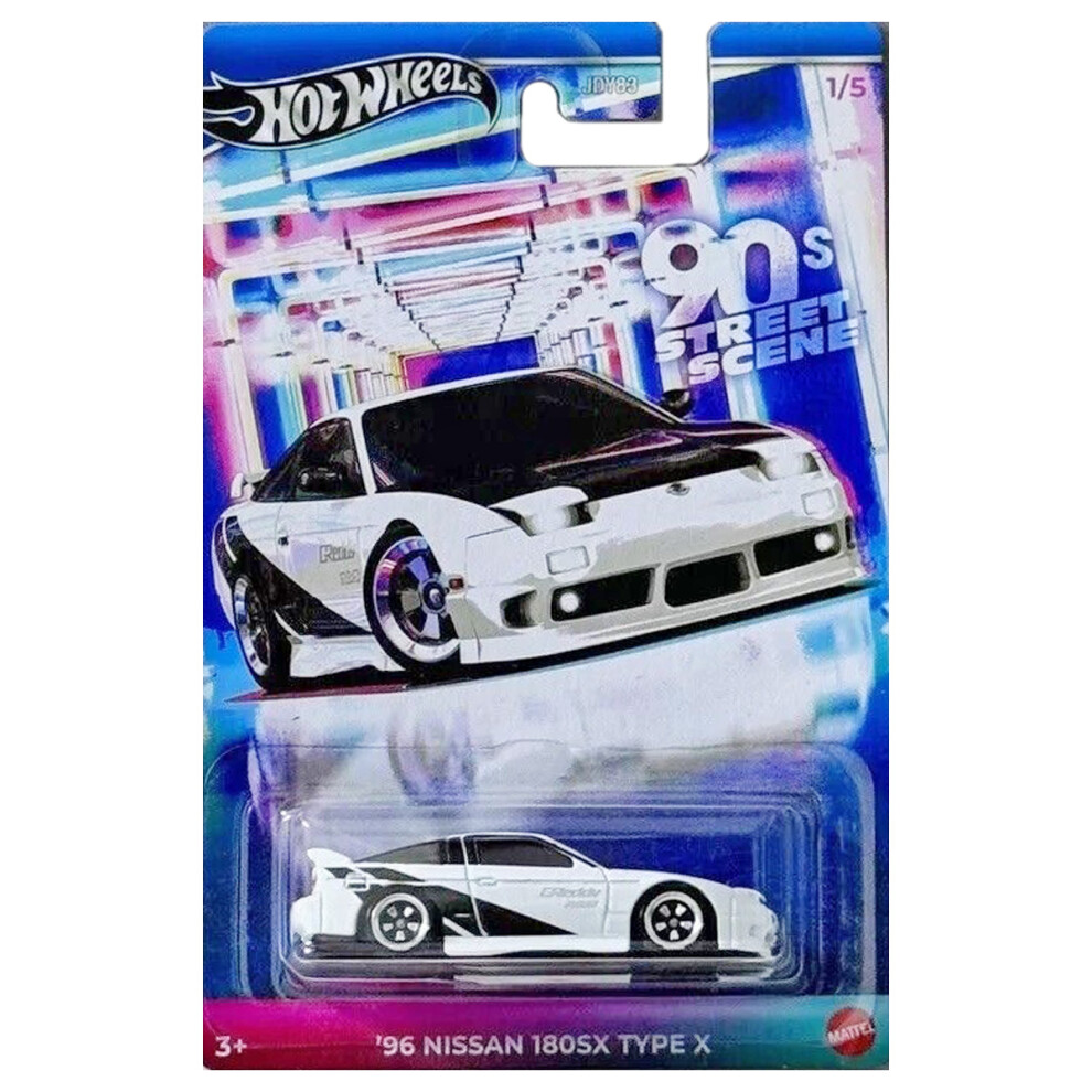 Hot Wheels Automotive 90's Street Scene 96 Nissan 180SX TYPE-X