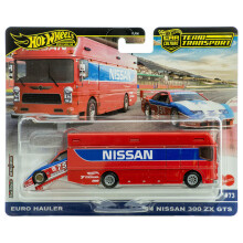 Hot Wheels Team Transport Nissan Euro Auler y '94 300 ZX GTS 1:64 Escala