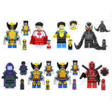 (8pcs-A) 8PCS Marvel Deadpool Avengers Super Heroes Mini Figures Venom