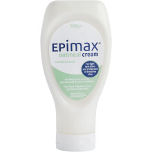 Epimax Oatmeal Cream 500ml for Dry & Eczema-Prone Skin – Colloidal Oatmeal, Hydrating & Protective Formula