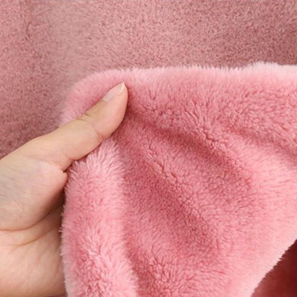 (pink, 90) Baby Girl Cloak Faux Fur Winter Infant Toddler Child Princess Hooded Cape Fur Collar Baby Outwear Top Warm Clothes
