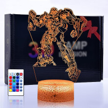 Wekity Transformers Bumblebee Robot Light Camaro Race Car Night Light Side Table Lamp As Gifts For Kids Or Adults, Dcor Light For Kids Room/living Roo