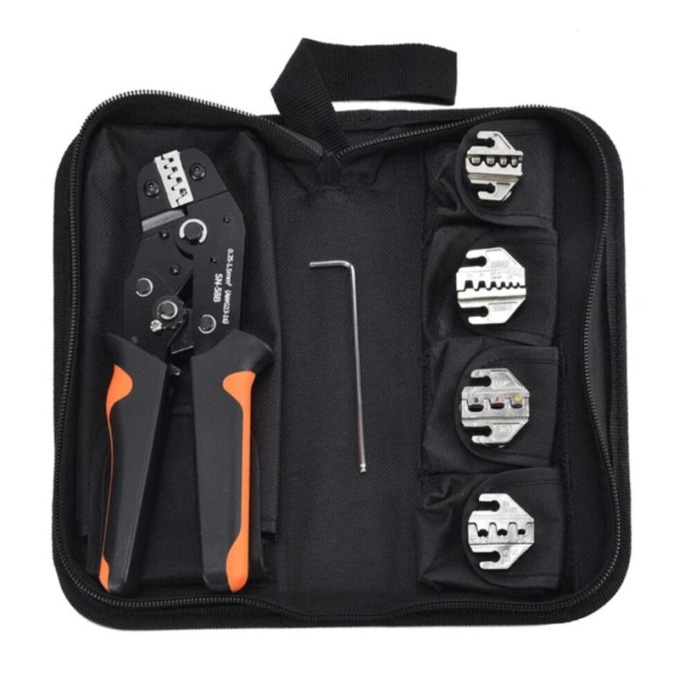 Buketool Sn-58b Crimping Pliers Kit Quick Jaw Replacement For Tab 2.8/4.8/6.3/tube/photovoltaic/insuated/dupont Terminals Electrical Tool