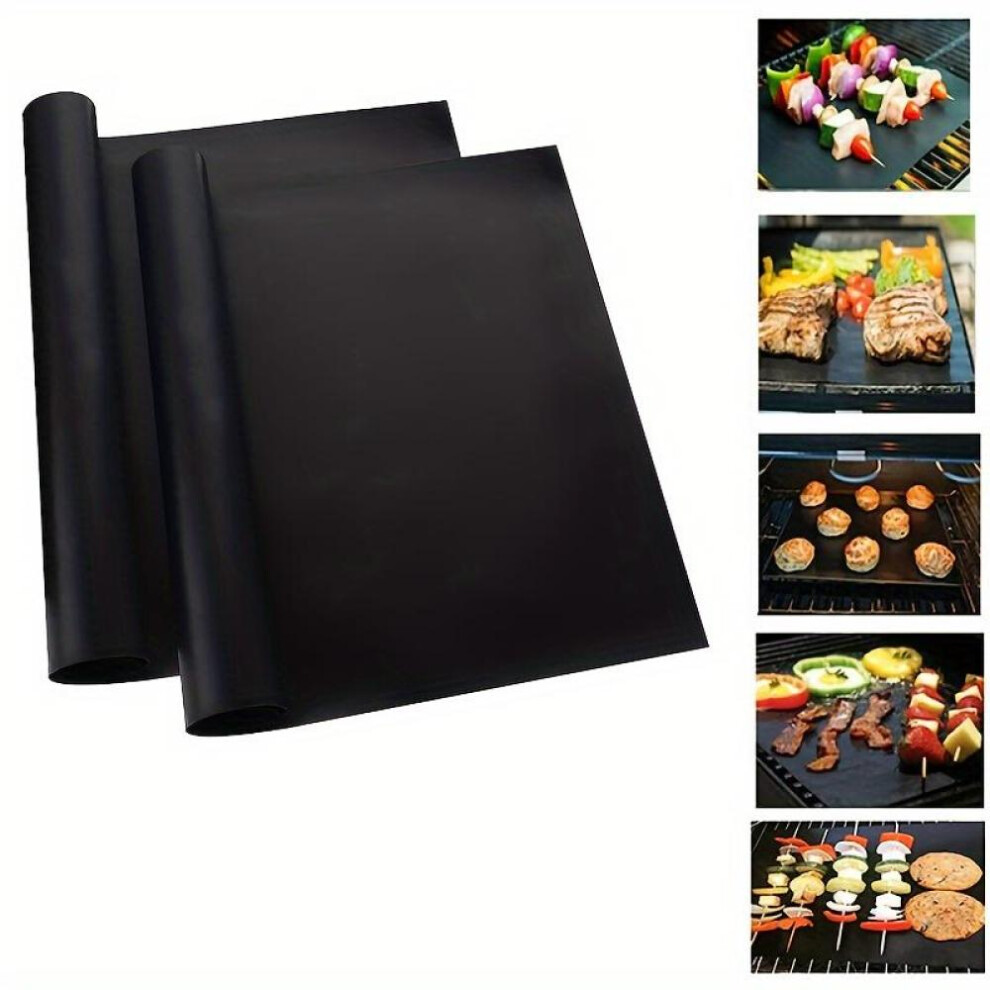 (2 Packs) 2 Pack Non Stick Oven Liners For Bottom Of Electric Oven Thick Heavy Duty Oven Liners For Bottom Of Oven Reusable Oven Mat