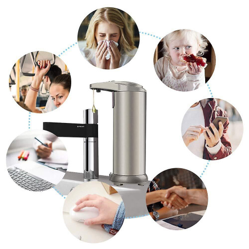 250ml Infrared Sensor Stainless Steel Touchless Automatic Soap Dispenser 1