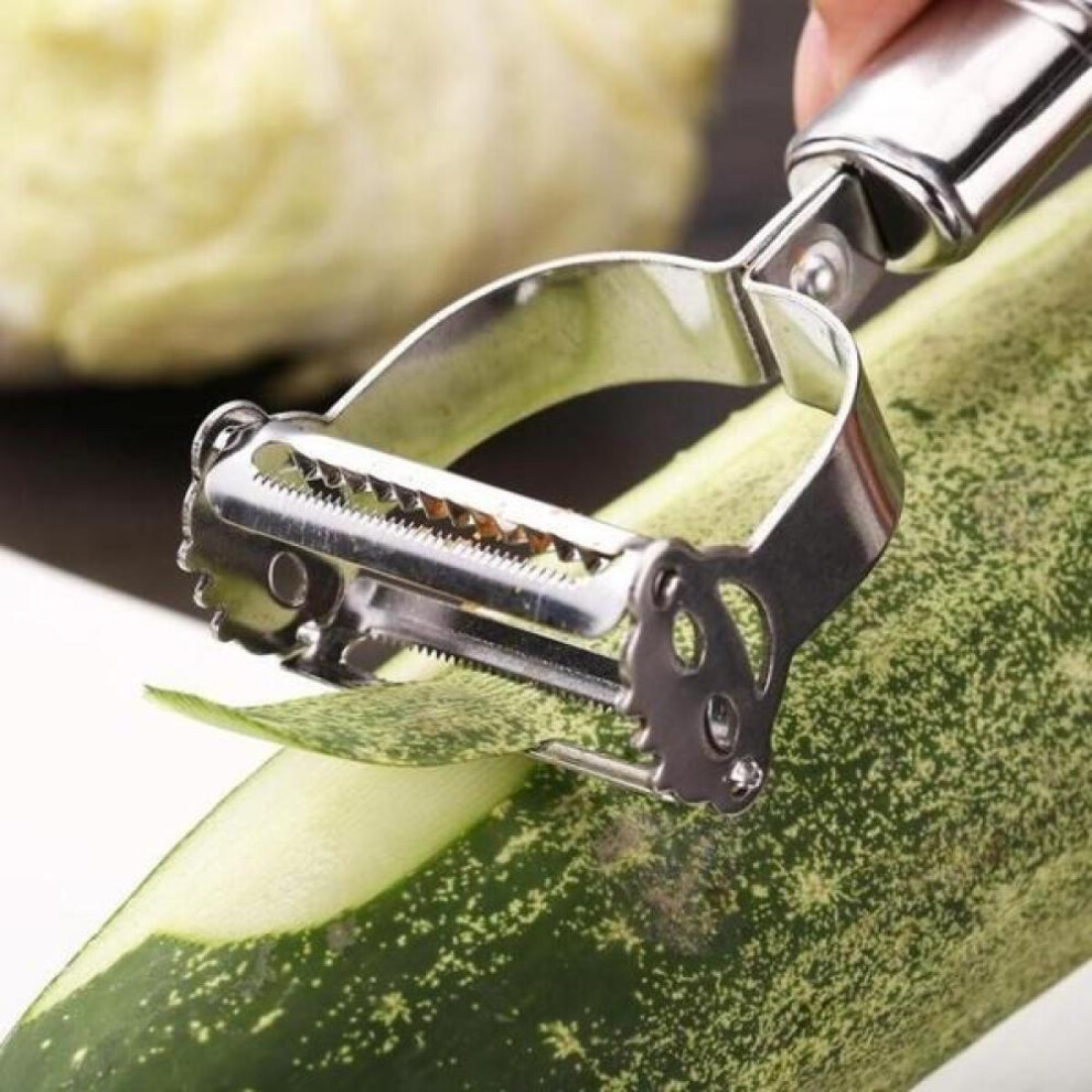 1pc Stainless Steel Potato Cucumber Carrot Grater Julienne Peeler Vegetables Fruit Peeler