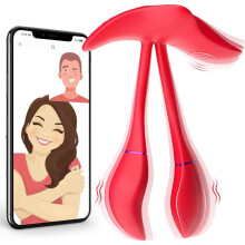 (red) Rose Sex Toys for Women App Controlled Panty Vibrators Butt Plug G Spot Dildo Prostate Massager Wearable Anal Plug Sex Toys for Adults Couples