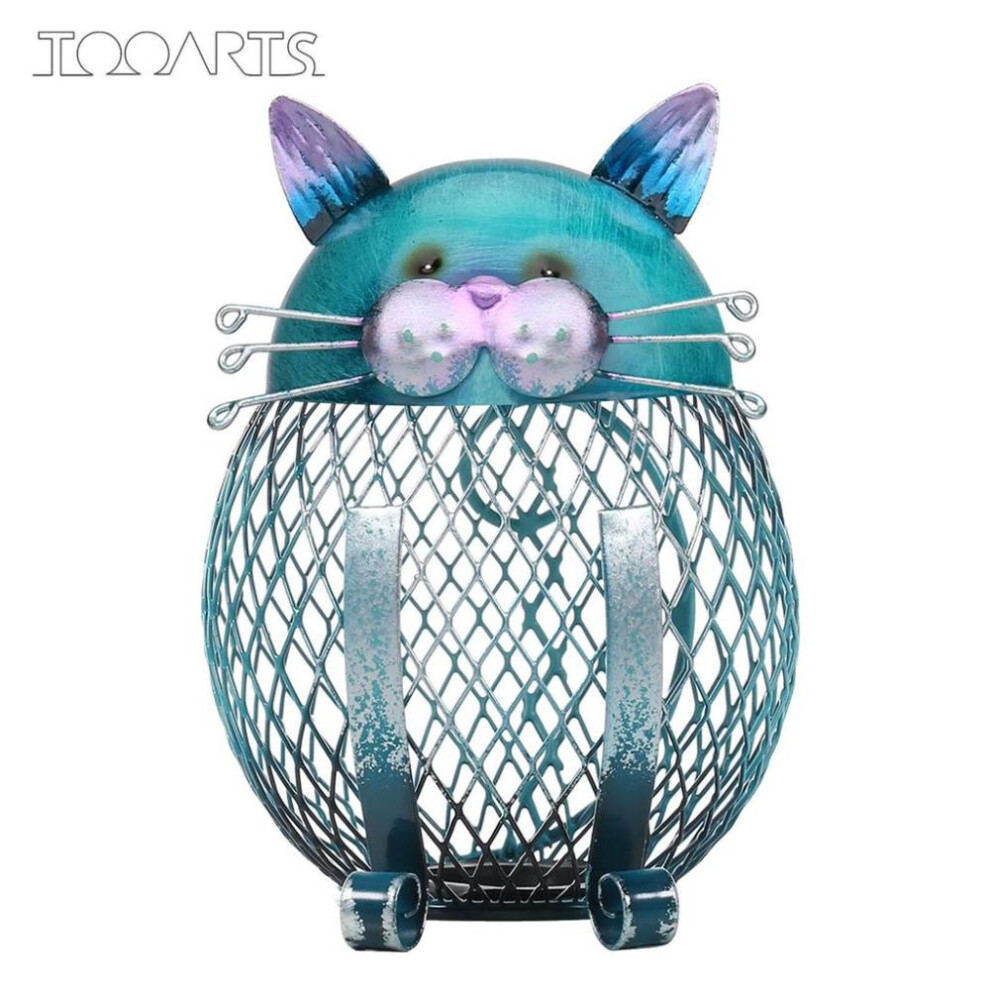 Andoer Tooarts Cat Coin Box Piggy Bank Animalornament Handcrafts