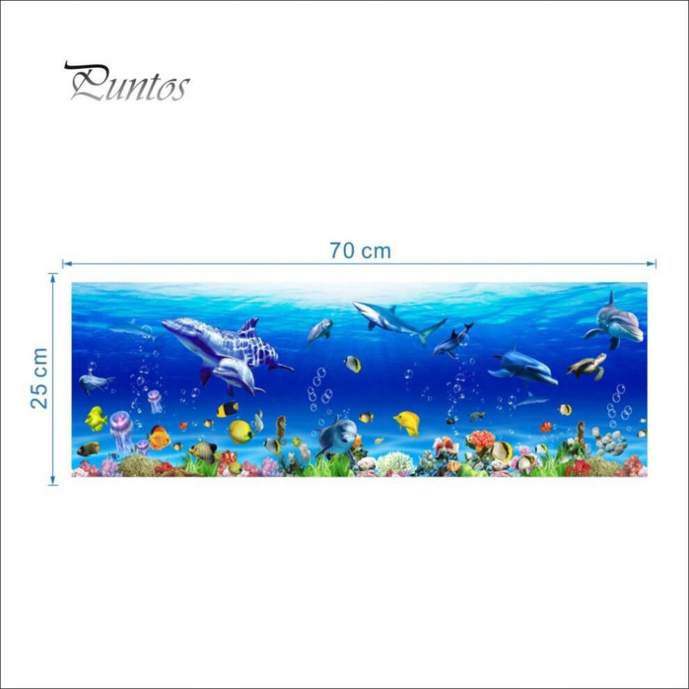 Home Decor DIY Removable Modern Sea World Theme Wall Sticker Bathroom Decal Art Home Decor