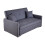 Home Source Home Source Charleston 2 Seater Folding Double Sofa Bed - Grey 12