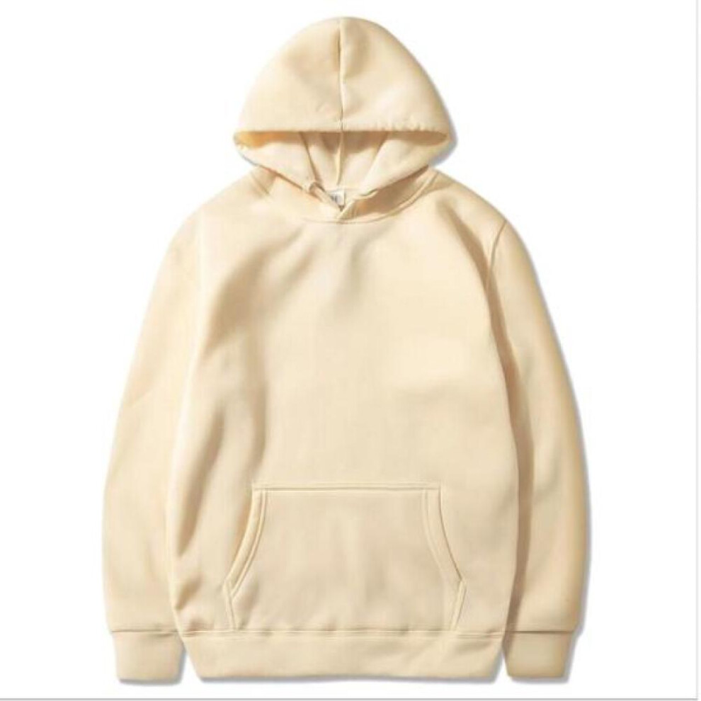 (khaki, XXL) 2024 Spring Fashion Men&apos;s Hoodie Casual Hoodies Pullovers Sweatshirts Men&apos;s Top Solid Color Hoodies Sweatshirt Male