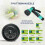 Outsunny Outsunny Retractable Hose Reel Wall Mounted with Lock, Light Grey 6