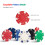 300Pcs Texas Holdem Poker Chips Set with Aluminum Case 5
