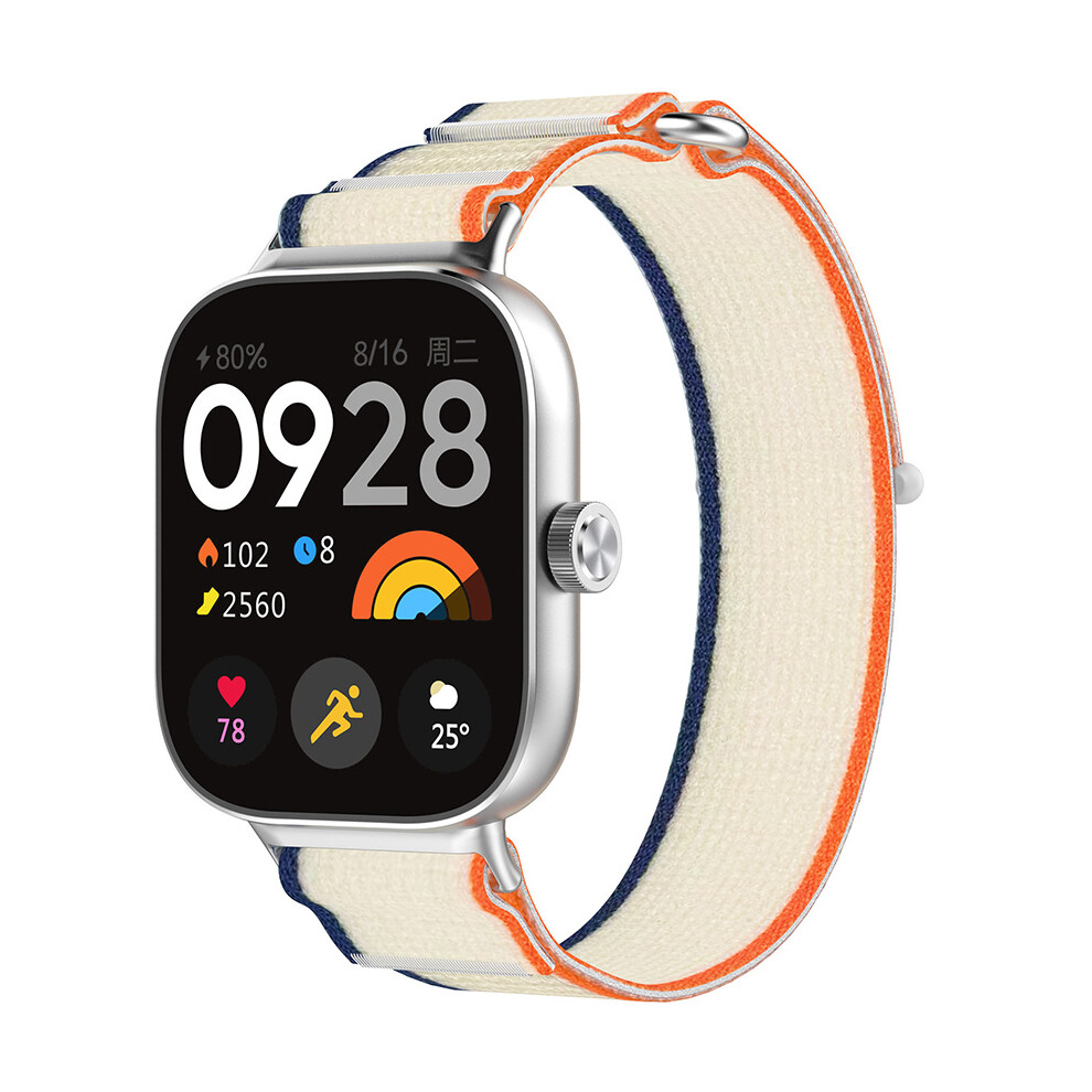 (Orange with Beige [Wild Trail Double Link Strap]) Watch Strap Nylon Strap Wild Trail Strap Accessories for Xiaomi Band 9 Pro/8 Pro/Redmi Watch4-image-OPC-PFTWNSD-NEW