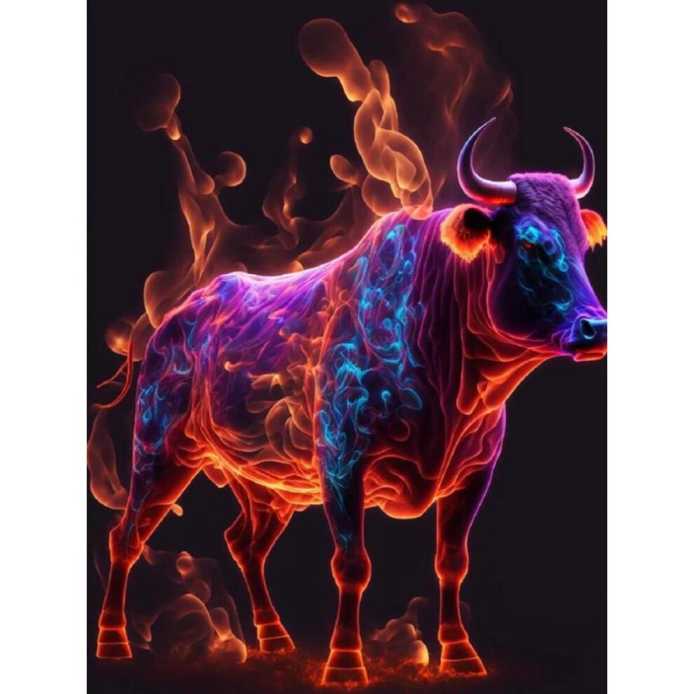 (brown, Square drill 40x50cm) Diy 5d Diamond Painting Flaming Animals Snake And Leopard Full Square Round Drill Rhinestone Embroidery Rabbit Dragon Mosaic Cross Stitch Kits Aa4670