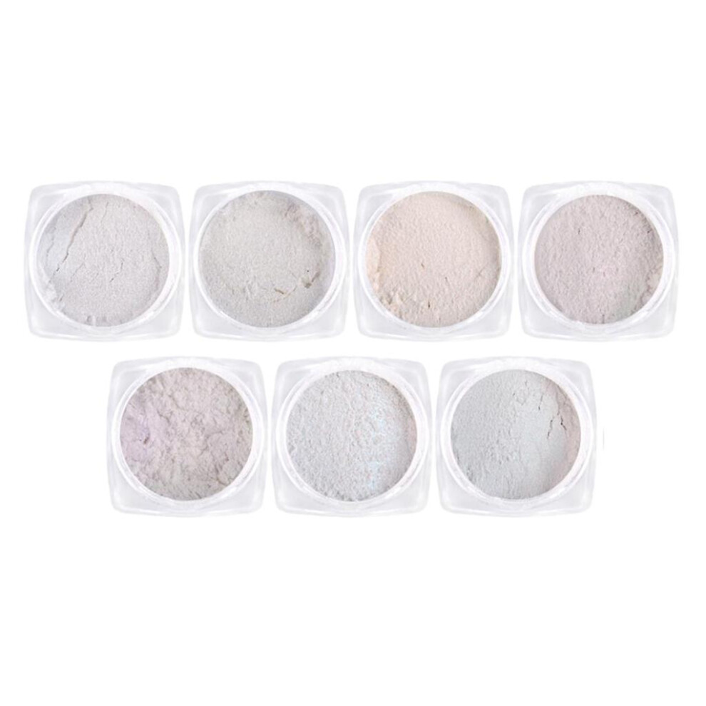 7pieces Chrome Nail Powder Chrome Effect Nail Powder Set Shiny Nail Glitter Powder Effect For Nail Art Decoration