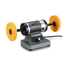 Bench Jewelry Polisher, Heavy Duty, Variable Speed Bench Jewelry Polisher, Wood, Manual Diy Eu Plug