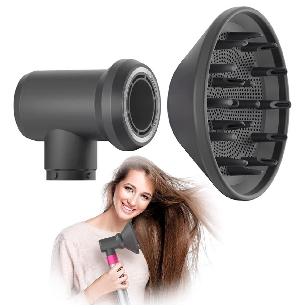 Diffuser And Adaptor For Dyson Airwrap Styler For Airwrap Styler Into A Hair Dryer Combination