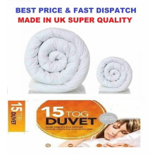 (15, King: 230 X 220cm) Microfiber Duvets & Quilts All Seasons Duvet Tog