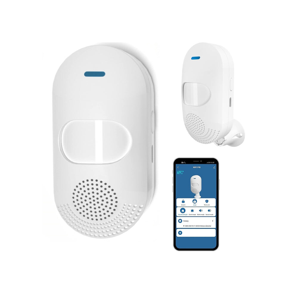 Tuya App Control Wireless Pir Motion Sensor Alarm Wifi Motion Detector 740441816425