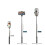 Handheld Wireless Bluetooth Concealed Telescopic Stand One Bluetooth Selfie Stick(Black) 6