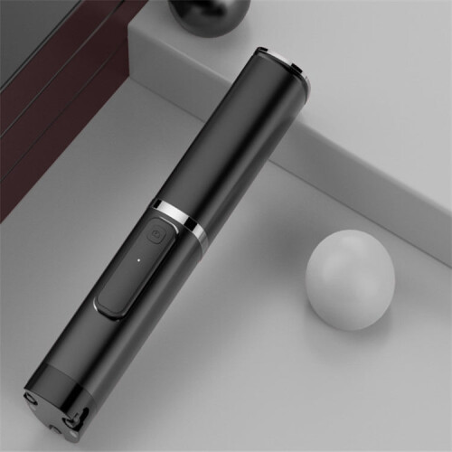 Handheld Wireless Bluetooth Concealed Telescopic Stand One Bluetooth Selfie Stick(Black) 2