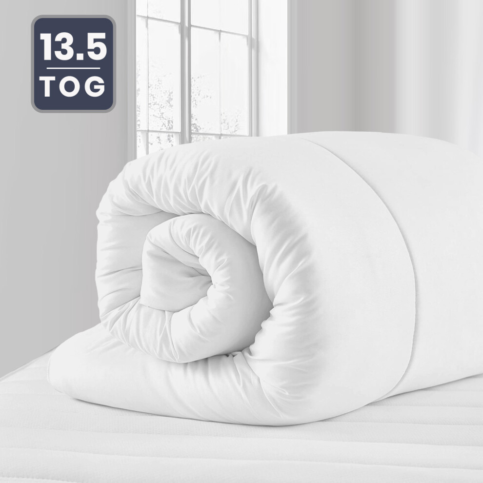 (13.5 TOG, Double: 200 X 200 cm) Microfiber Duvets & Quilts Feels Like Down Duvet