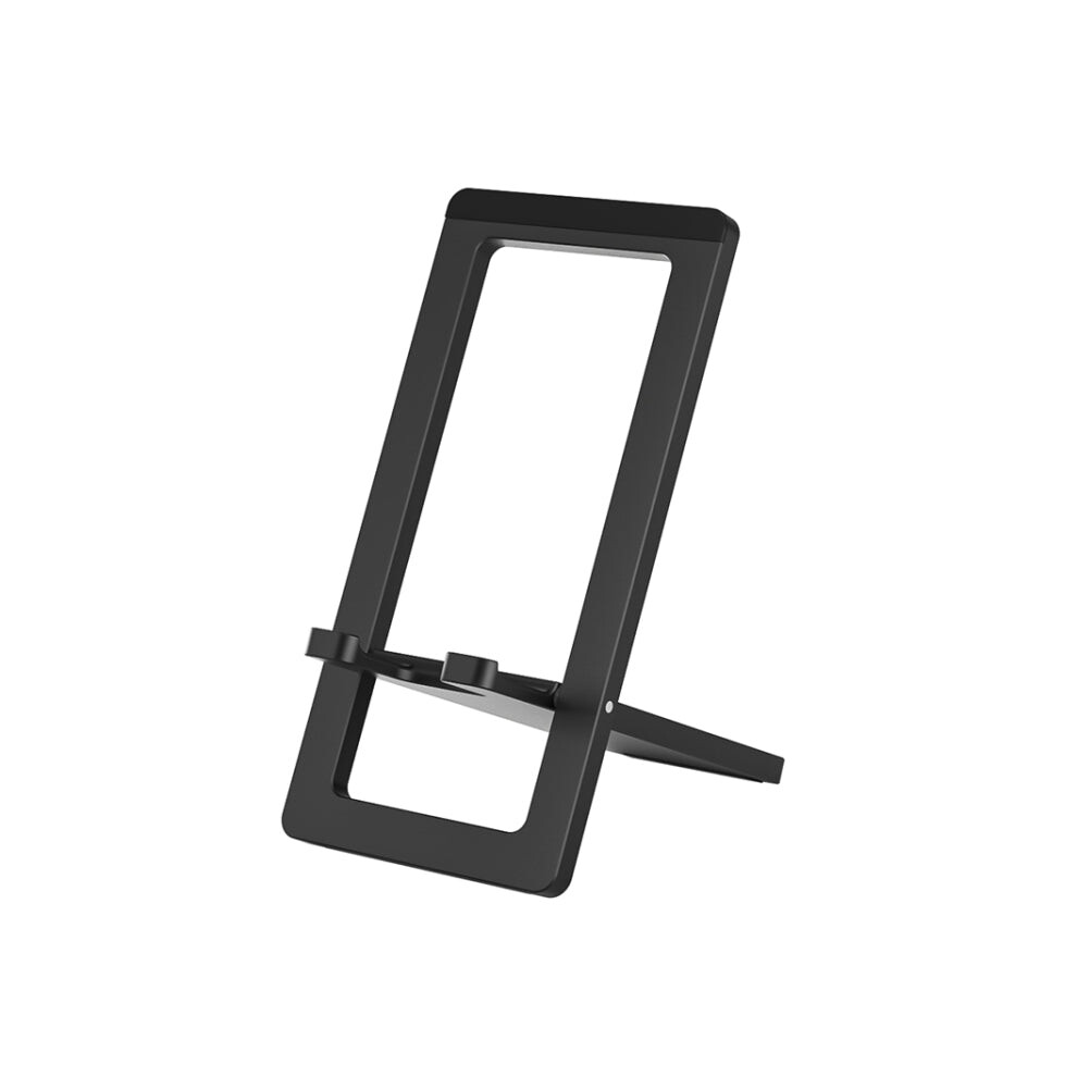 H18 Multifunctional Portable Phone Tablet Desktop Folding Stand(Black) Black 740441814230