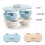 Two-compartment Steamed Egg Box Microwave Steamed Egg Plate  Egg Mold(Orange) 5