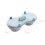 Two-compartment Steamed Egg Box Microwave Steamed Egg Plate  Egg Mold(Orange) 4