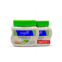 Elegant Cucumber Deep Exfoliating Face & Body Scrub Nourishing Scrub Smooth, Radiant Skin 500ml (Pack of 2 )