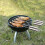 5 PCS Barbecue Pin With Handle BBQ Stainless Steel Grill Skewer Grill Pin With Heat-proof Handle 10