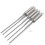 5 PCS Barbecue Pin With Handle BBQ Stainless Steel Grill Skewer Grill Pin With Heat-proof Handle 6