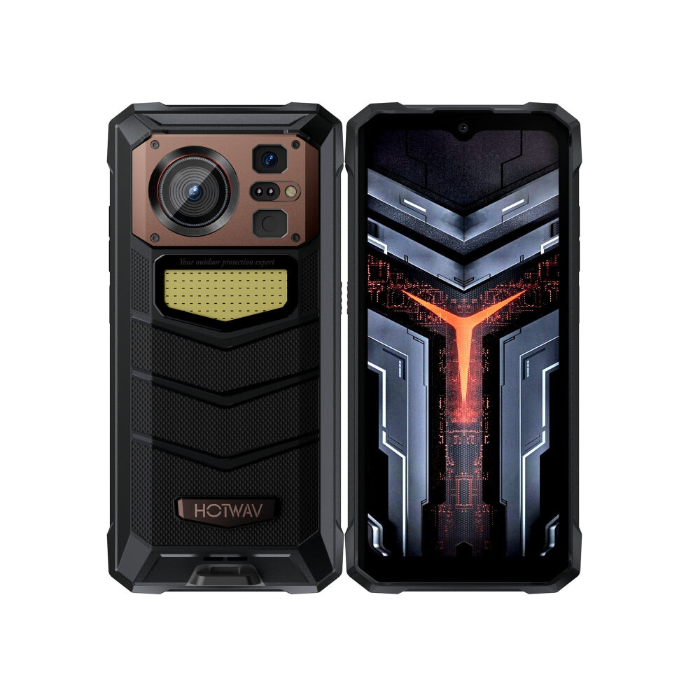 Hotwav W11 Rugged Phone, 6Gb+256Gb, Night Vision, 20800Mah, 6.6 Inch Android 13 Mt8788 Octa Core, Network: 4G, Otg, Recording Call (Bronzed ) Gold 740441813479