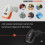 SYCREADER Supermarket Laser Barcode Scanner, Model: One-dimensional Wireless 6