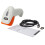 SYCREADER Supermarket Laser Barcode Scanner, Model: One-dimensional Wireless 7