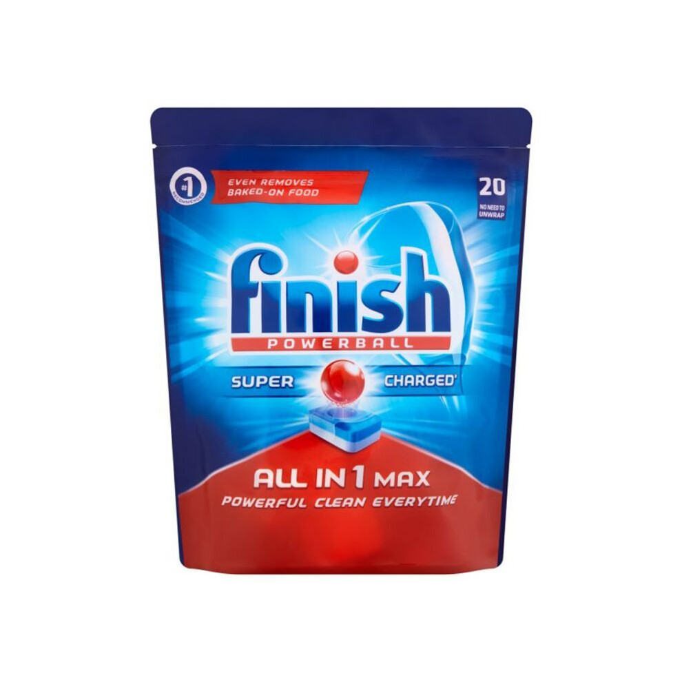 Finish PK20 Powerball Power All in 1 Dishwasher Tablets