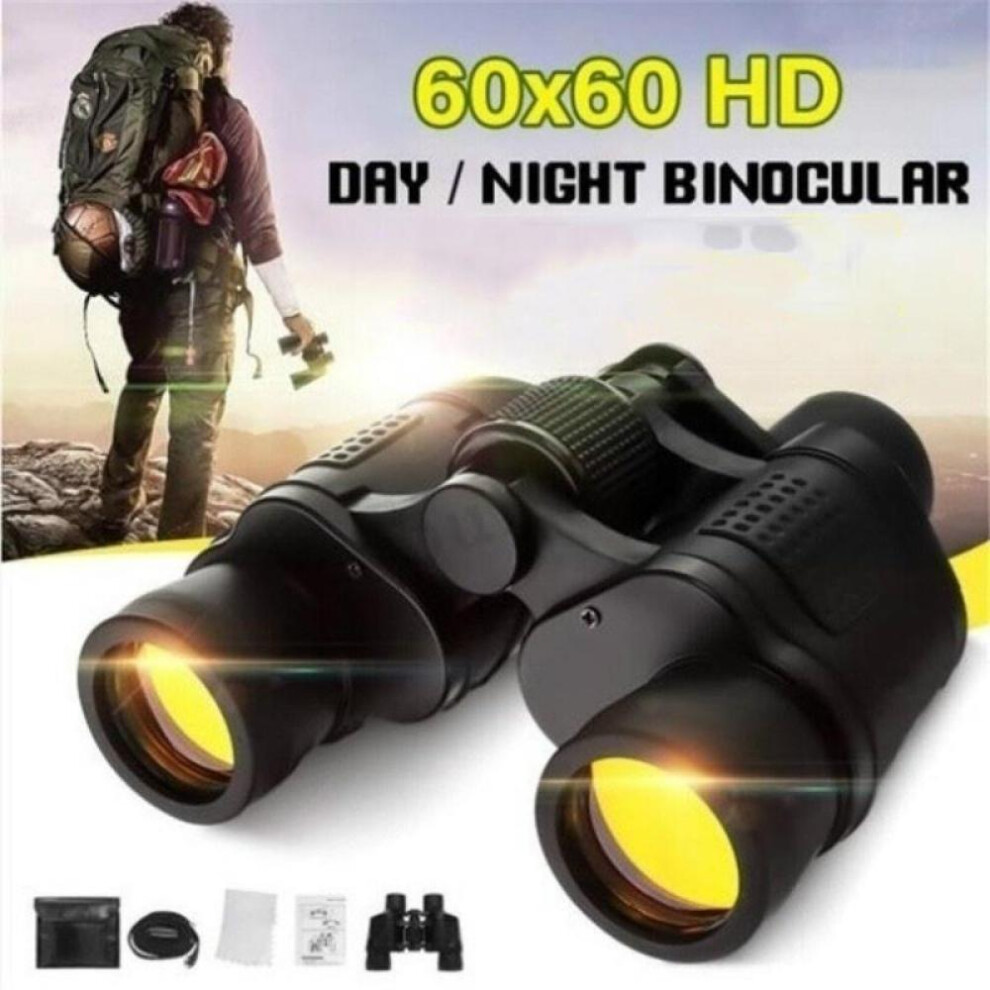 (5-10000 M) 60x60 Zoom High Power Ultra-long Distance 20000m Waterproof Night Vision Hunting Binoculars Telescopes Hunting Telescopio Binoculos