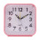 (Red) No ticking battery powered bedside clock, luminous large display, student children's clock silent plastic quartz clock desktop 1