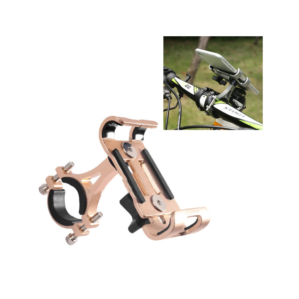 Photos - Holder / Car Charger Universal Non-rotatable Aluminum Alloy Fixing Frame Motorcycle Bicycle Mobile Phone Holder  OG5901J(Gold)
