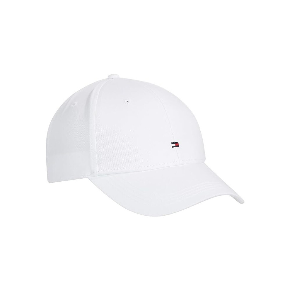 Tommy Hilfiger Mens Classic Baseball Cap Hat In White